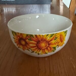 Sunflower Ceramic Bowl